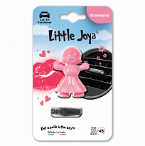 Ароматизатор на дефлектор Little Joya Strawberry (Клубника) - rose 1/6шт